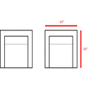 Modern Patio Chair With Cushions (Set of 2) - Brown