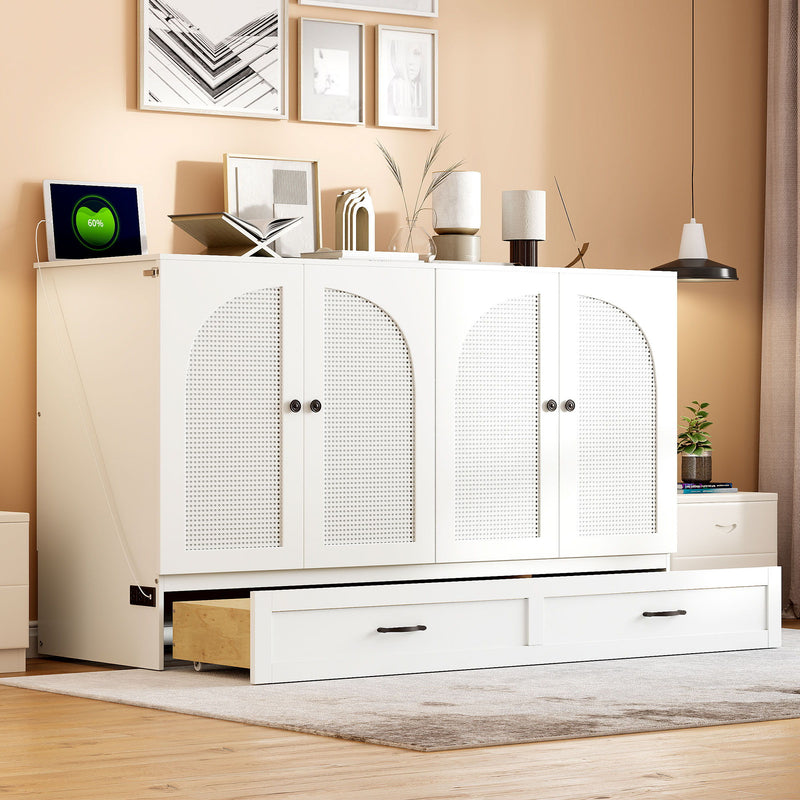 Murphy Bed With Large Drawers