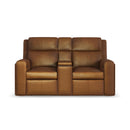 Wyatt - Power Reclining Loveseat With Console & Power Headrests & Lumbar