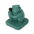 Whimsical - Frog Neptune Umbrella Base Concrete