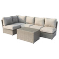 Stylish - 4 Person Patio Seating Set With Cushions