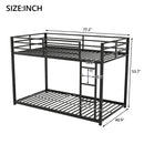 Metal Bunk Bed, Low Bunk Bed With Ladder