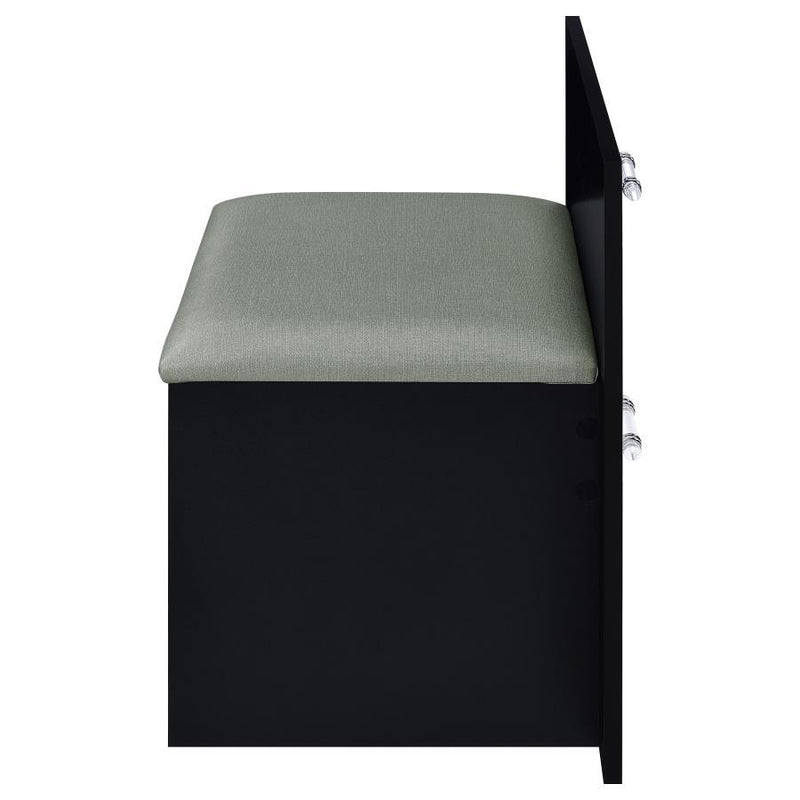Flora - 2-Drawer Vanity Set With LED Mirror