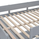 Modern Loft Bed With Desk And Shelves