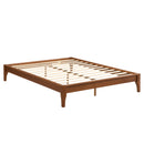 Solid Dry Bamboo Platform Bed Frame, With Slat Support