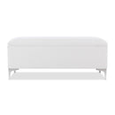 Madelyn - Modern Storage Bench - Bright White Dye