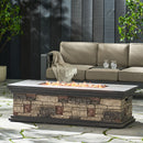Fire Pit With Lightweight Concrete And Steel Frame