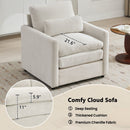 Cloud Sofa Set Couch For Living Room - Beige