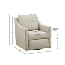 Bedford - Swivel Armchair - Natural