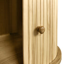 Rattan TV Stand For Tvs Up To 75'', Modern Farmhouse Media Console, Entertainment Center With Legs, TV Cabinet For Living Room, Home Theatre - Natural Wood