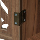 4 Door Cabinet With 1 Drawer, With 4 Adjustable Inner Shelves, Storage Cabinet