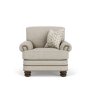 Bay Bridge - Fabric Chair, Nailhead Trim