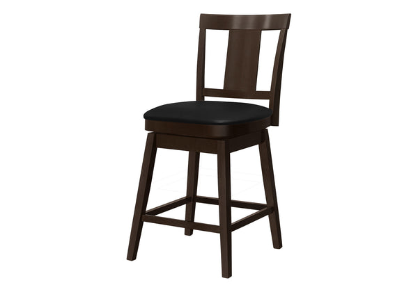 Swivel Bar Stool Counter Height, Transitional (Set of 2)