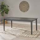 Farmhouse Charm Dining Table With Square Leg