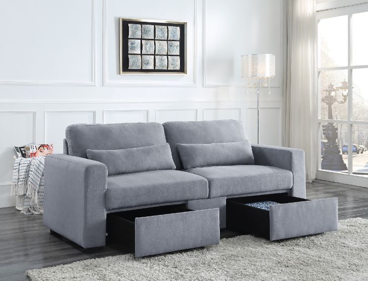 Rogyne - Sofa - Gray Linen