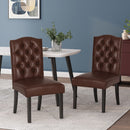 Harriet - Tufted Dining Chair With Button Tufting And Diamond Stitching