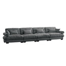 Super Comfort Oversized Modular Velvet Sectional Sofa, Deep Seat Convertible L Shaped Couch