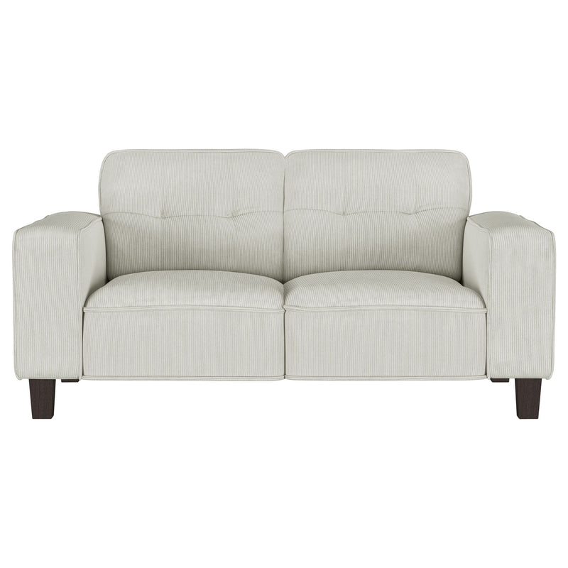 Deerhurst - Upholstered Tufted Track Arm Sofa Set