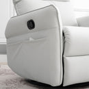 360° Modern Small Rocking Swivel Recliner Chair With Side Pocket
