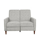 Manville - Contemporary Tufted Loveseat Pushback Recliner
