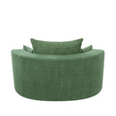 360° Swivel Accent Barrel Chair With 3 Removable Pillows For Living Room