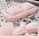 Contemporary Folding Sofa Chair With 5 Adjustable Positions For Gaming, Meditation, And Relaxation