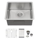 Undermount Steel Kitchen Sink, Deep Single Bowl Basin