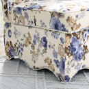 Stylish Flannel Dining Chair With Soft Cushion And Backrest