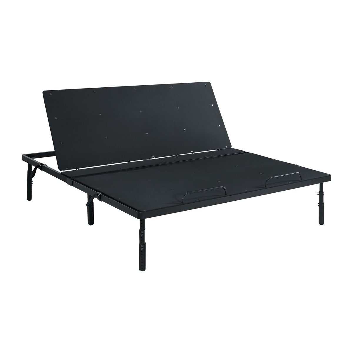 Z Base Air Adjustable Bed With Head Incline in Black by Elements International, view 9