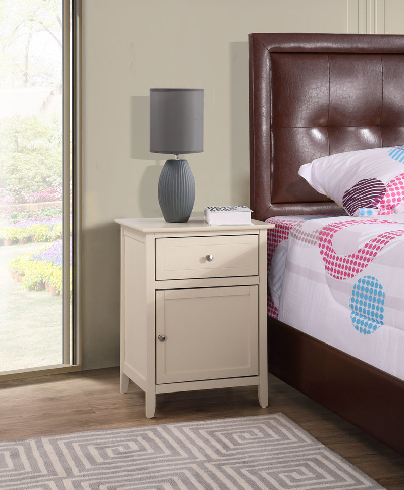 Izzy - 1 Drawer /1 Door Nightstand