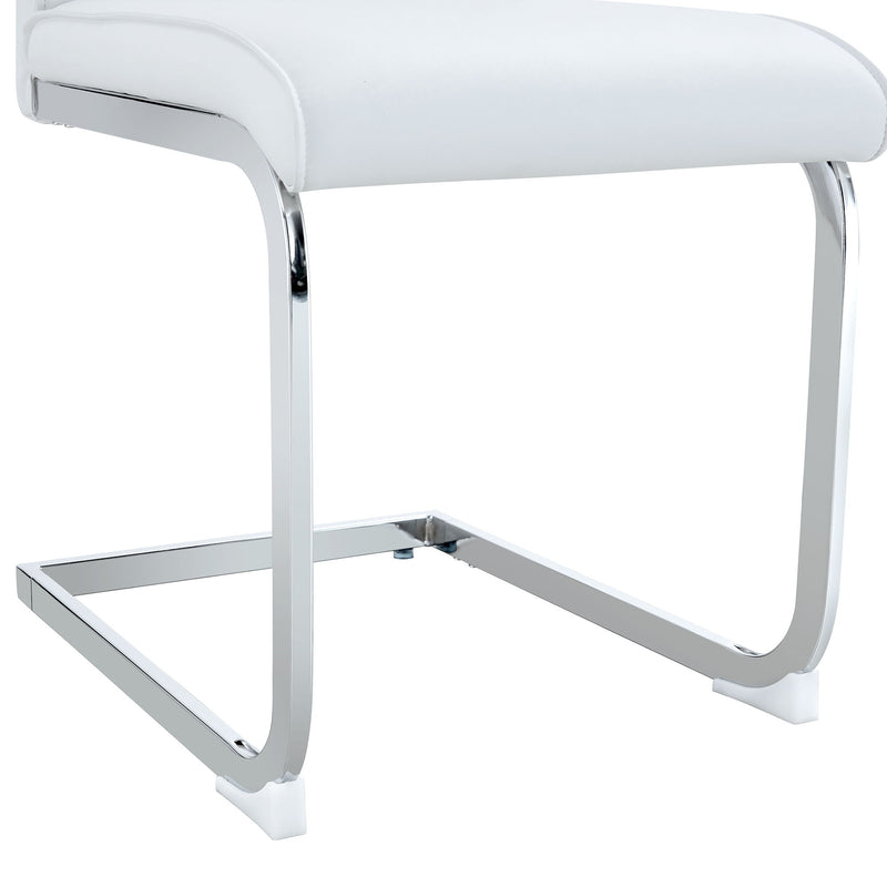 Luxury Simple Arch Chair, High Resilience With Metal Legs