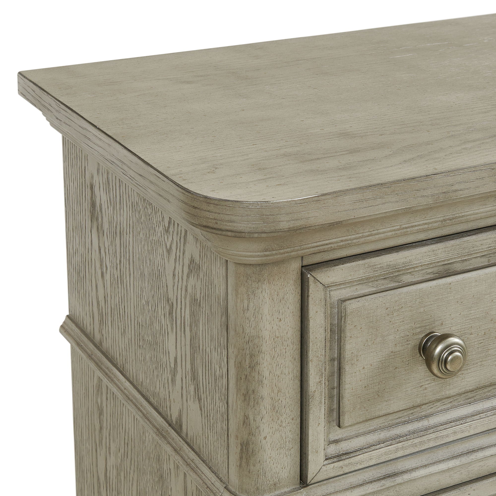 Whit-Ash - 5-Drawer Chest - Light Gray - Atlantic Fine Furniture Melbourne FL