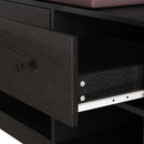 Hallway Hall Tree With Removable Cushion Bench, Coat Rack, Storage Shelves