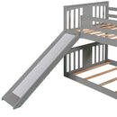 Bunk Bed With Convertible Ladder And Slide