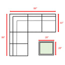 Seating Set With Cushions Handcrafted Wicker Design