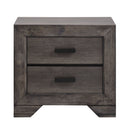 Nathan - Nightstand - Gray Oak Finish