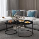 Round Nesting Coffee Table (Set of 2)