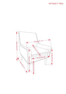 Robson - Accent Chair - Distressed Saddle Brown