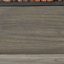 Transitional Rectangular Outdoor Propane Fire Pit With 50,000 Btu