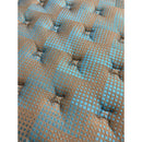 Comfort Care - 10" Twin Extra Long, Hybrid Euro Top Mattress Plush Comfort - Gray / Blue