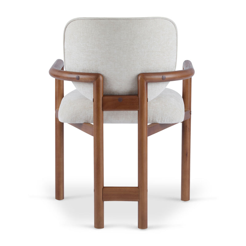 Upholstered Arm Dining Chairs (Set of 2)