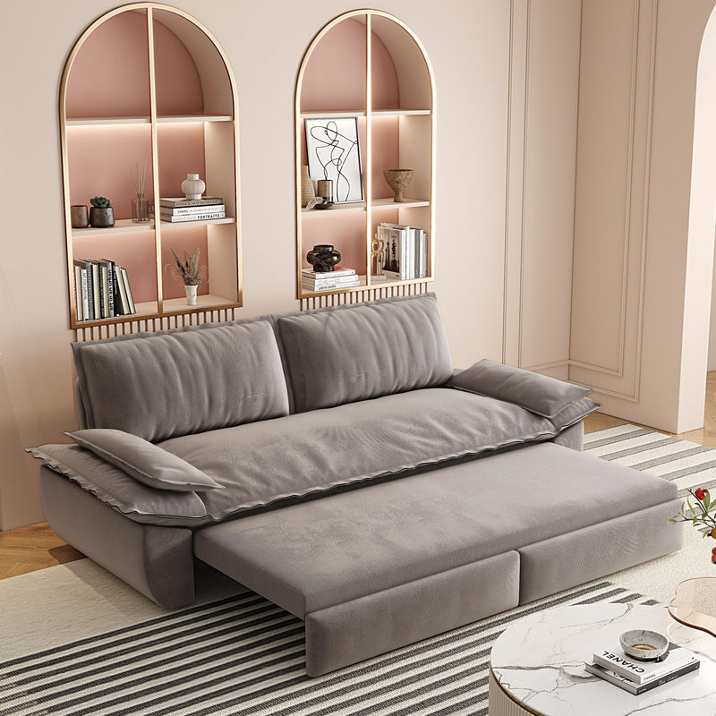 Pull Out Sleeper Sofa Bed, 3 In 1 Multi Functional