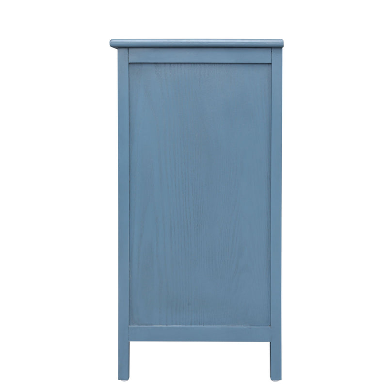 3 Drawer Cabinet, Natural Rattan, American Furniture