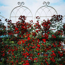 Metal Garden Rustproof Trellis For Climbing Plants Outdoor Flower Support