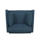 Luminate - Upholstered Fabric Club Chair With Tapered Legs And 2 Accent Pillows