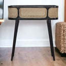 Larissa - Tray Table - Beige / Black