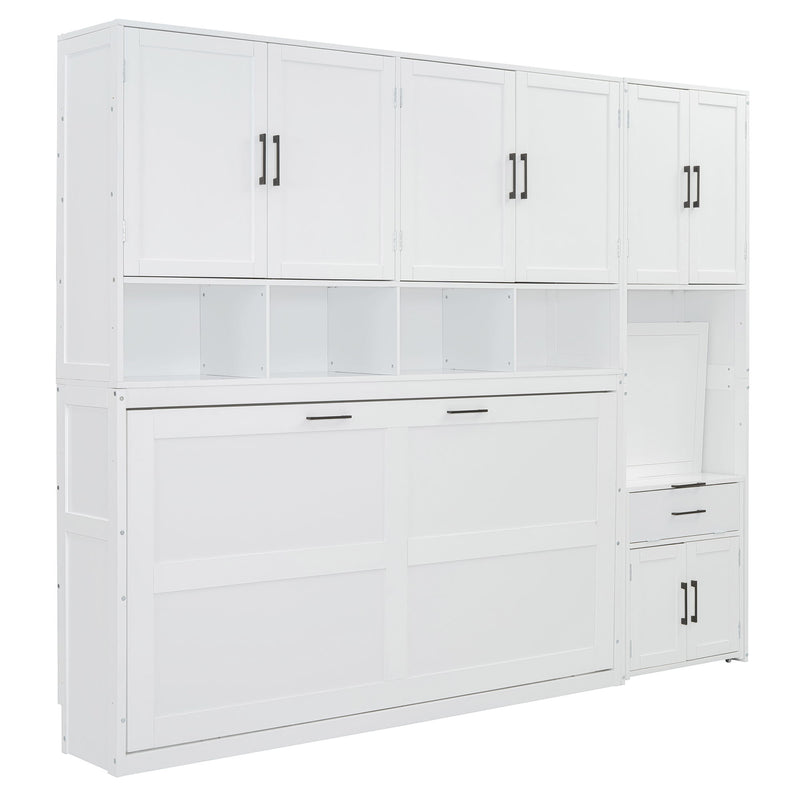 Murphy Wall Bed With Closet, Drawers & Desk