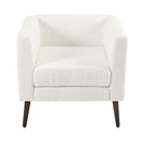 Modern Accent Upholstered Armchair With Pillow