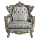 Miliani - Chair With Pillow - Fabric & Antique Bronze