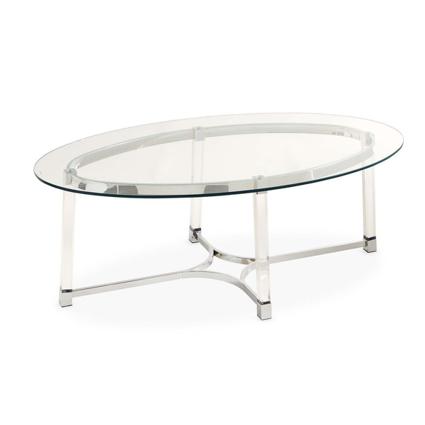 Lucinda - Coffee Table - Chrome - 54"